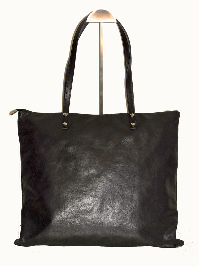 Bolso Piel Tachuelas Negro - Imagen 3